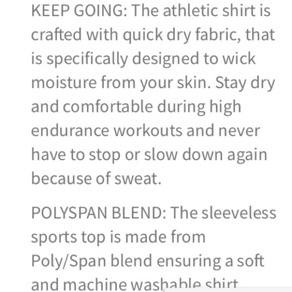 NEW! REEBOK Gray Performance Racerback Tank Top - Picture 6 of 7